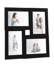 Collage de cadres photo pour photo de 4x (10x15 cm) Noir MDF | Mobilier & Déco