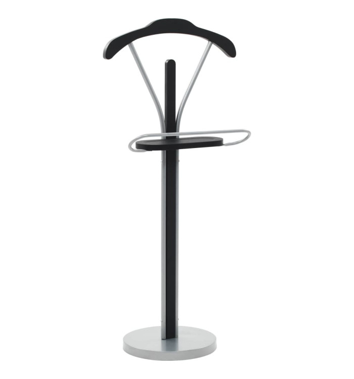 Valet de chambre 45 x 35 x 107 cm Noir et gris | Mobilier & Déco