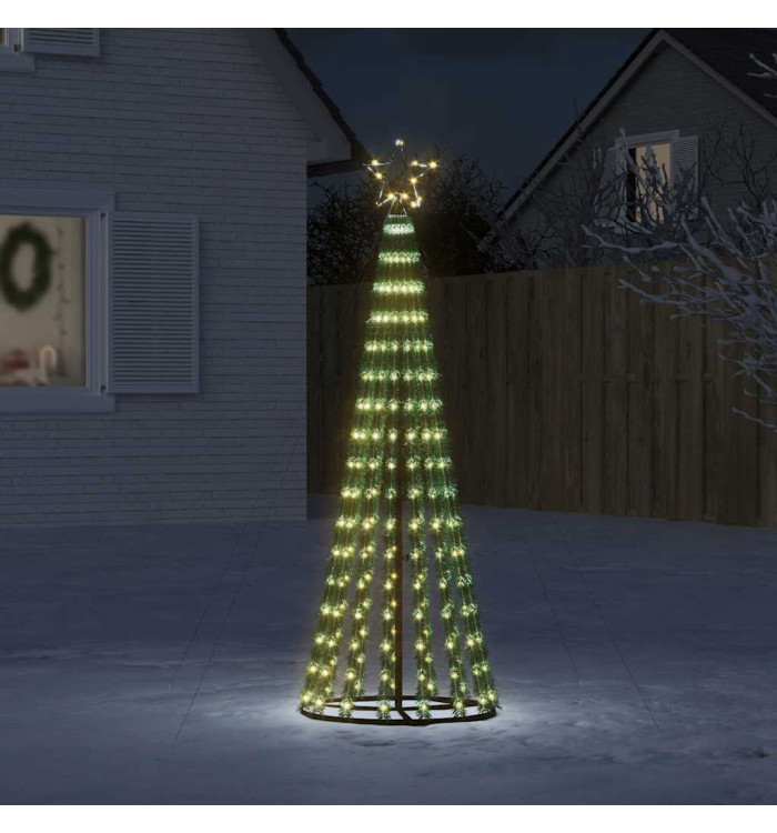 Sapin de Noël à LED 275 LED blanc chaud 180 cm | Mobilier & Déco