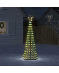 Sapin de Noël à LED 275 LED blanc chaud 180 cm | Mobilier & Déco