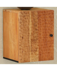 Armoire de salle de bain murale 38x33x48cm bois massif d'acacia | Mobilier & Déco