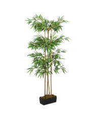 Bambou artificiel 380 feuilles 80 cm vert | Mobilier & Déco