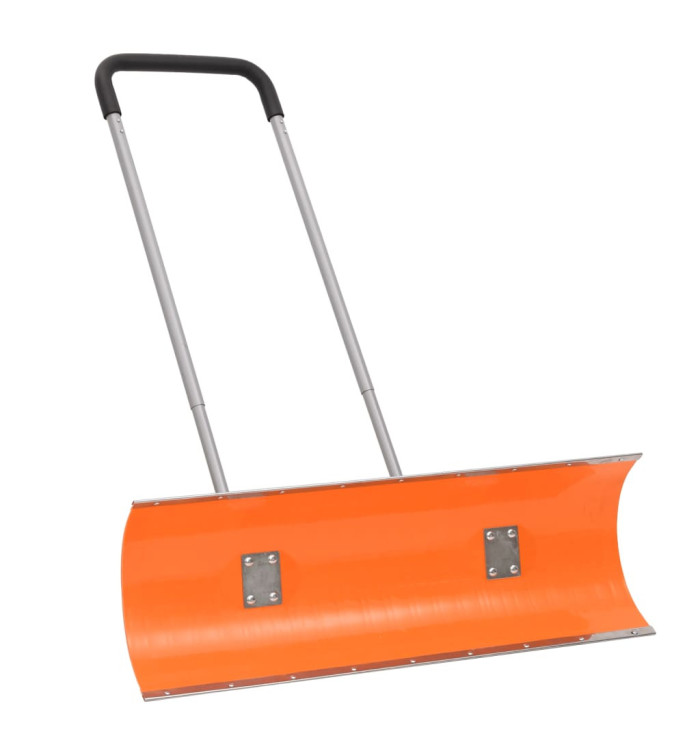 Pelle à neige avec poignée extensible orange 96cm lame en acier | Mobilier & Déco