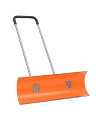 Pelle à neige avec poignée extensible orange 96cm lame en acier | Mobilier & Déco