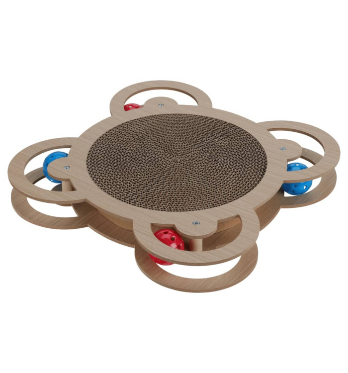 Pets Collection Tapis à gratter pour chat naturel 35x35x5 cm | Mobilier & Déco
