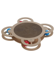 Pets Collection Tapis à gratter pour chat naturel 35x35x5 cm | Mobilier & Déco