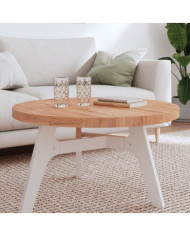 Dessus de table Ø80x4 cm rond bois massif de hêtre | Mobilier & Déco