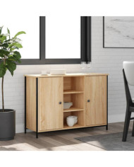 Buffet chêne sonoma 100x35x70 cm bois d'ingénierie | Mobilier & Déco