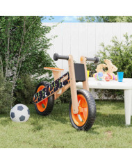 Vélo d'équilibre pour enfants imprimé orange | Mobilier & Déco