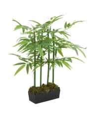 Bambou artificiel 240 feuilles 80 cm vert | Mobilier & Déco