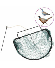 Piège à oiseaux vert 40 cm acier | Mobilier & Déco