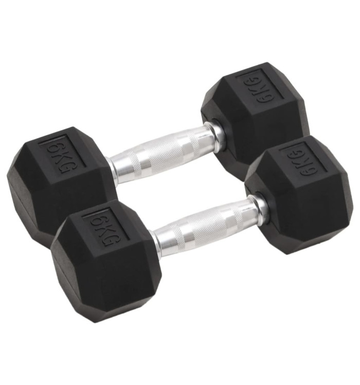 Haltères 2 pcs 12 kg Fonte | Mobilier & Déco