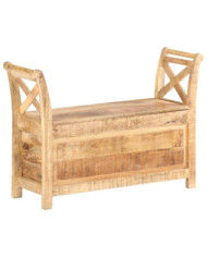 Banc d'entrée 103x33x72 cm Bois de manguier solide | Mobilier & Déco