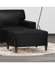Repose-pied Noir 70x55x41 cm Similicuir | Mobilier & Déco