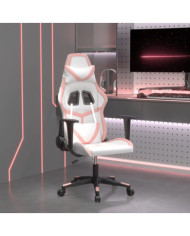 Chaise de jeu Blanc et rose Similicuir | Mobilier & Déco