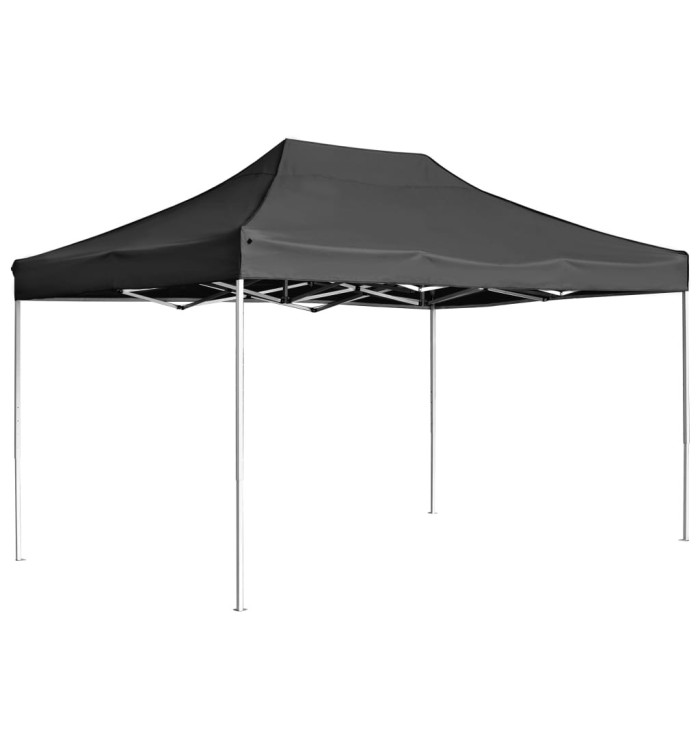 Tente de réception pliable Aluminium 4,5x3 m Anthracite | Mobilier & Déco