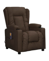 Fauteuil de massage Marron Similicuir | Mobilier & Déco