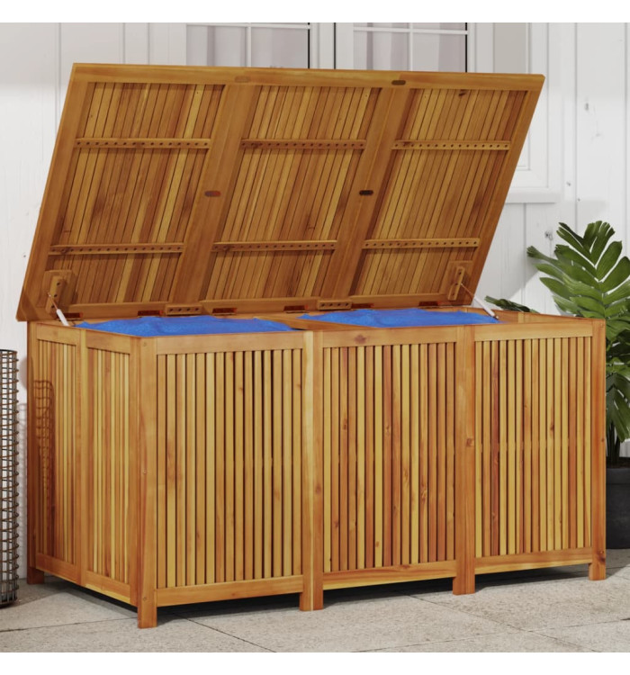 Boîte de rangement de jardin 150x80x75 cm bois massif d'acacia | Mobilier & Déco