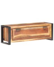 Armoire à chaussures 120x35x40 cm Bois solide | Mobilier & Déco