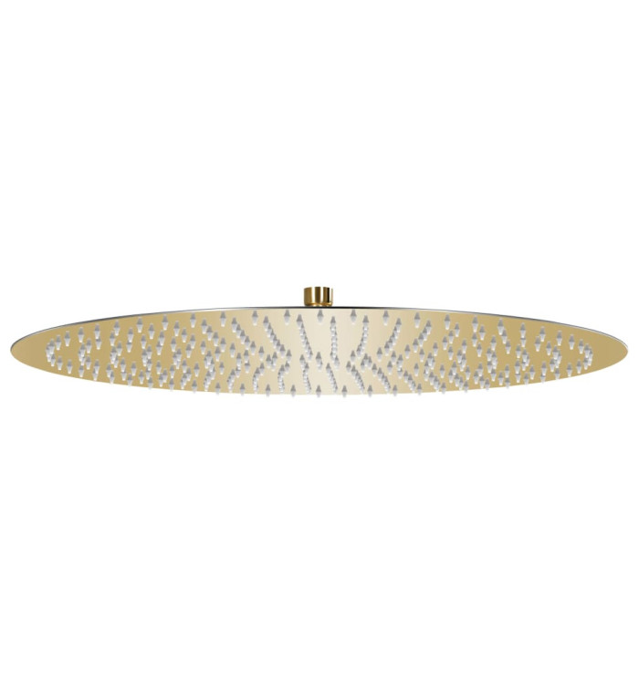 Pomme de douche pluie Acier inoxydable 50 cm Ronde Doré | Mobilier & Déco