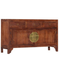 Buffet 140x40x80 cm bois d'acacia solide | Mobilier & Déco