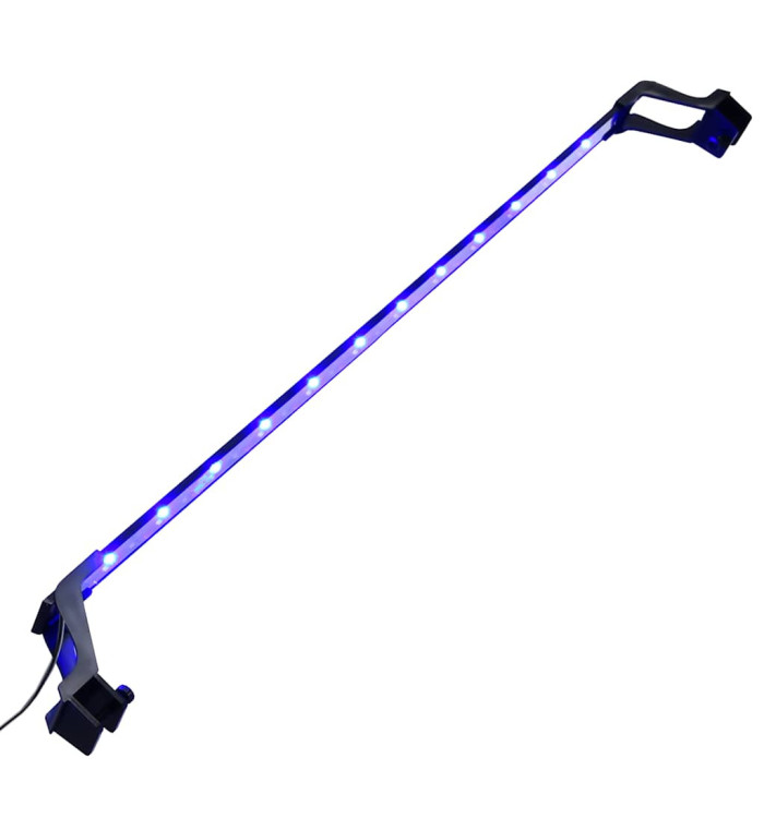 Lampe à LED d'aquarium avec pinces 90-105 cm Bleu et blanc | Mobilier & Déco