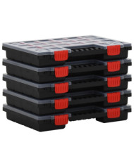Boîtes d'assortiment 5 pcs 34,5x25x5 cm Polypropylène | Mobilier & Déco