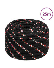 Corde de bateau Noir 20 mm 25 m Polypropylène | Mobilier & Déco