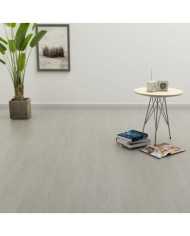 Dalles de plancher autoadhésives 4,46 m² 3 mm PVC gris clair | Mobilier & Déco