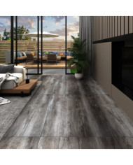 Dalles de plancher PVC autoadhésif 5,21 m² 2 mm bois rayé | Mobilier & Déco