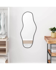 Miroir mural Noir 90x40 cm | Mobilier & Déco