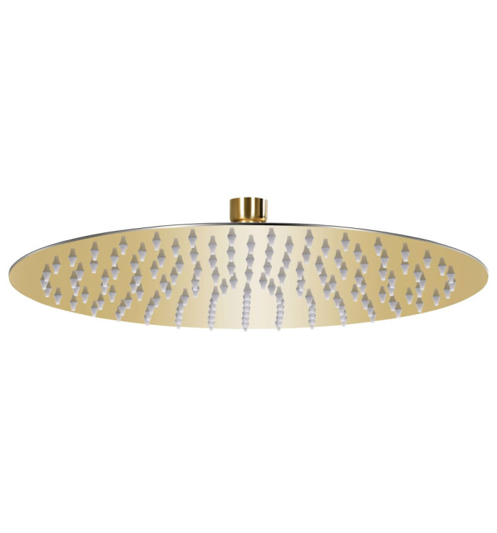 Pomme de douche pluie Acier inoxydable 30 cm Ronde Doré | Mobilier & Déco