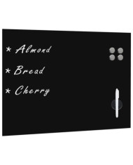 Tableau noir magnétique mural en verre 80 x 60 cm | Mobilier & Déco