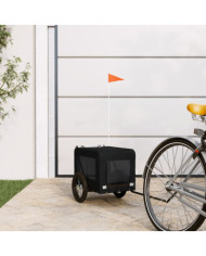 Remorque de vélo pour animaux de compagnie noir | Mobilier & Déco