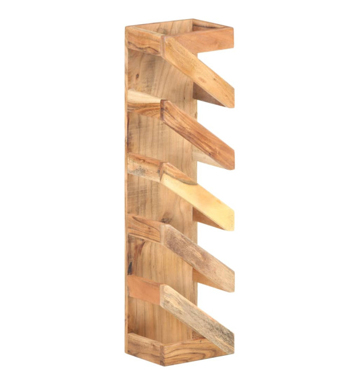 Casier à bouteilles pour 5 bouteilles Bois d'acacia massif | Mobilier & Déco