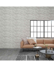Panneaux muraux 3D design de brique gris clair 10 pcs EPS | Mobilier & Déco