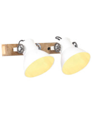 Lampe murale industrielle Blanc 45x25 cm E27 | Mobilier & Déco