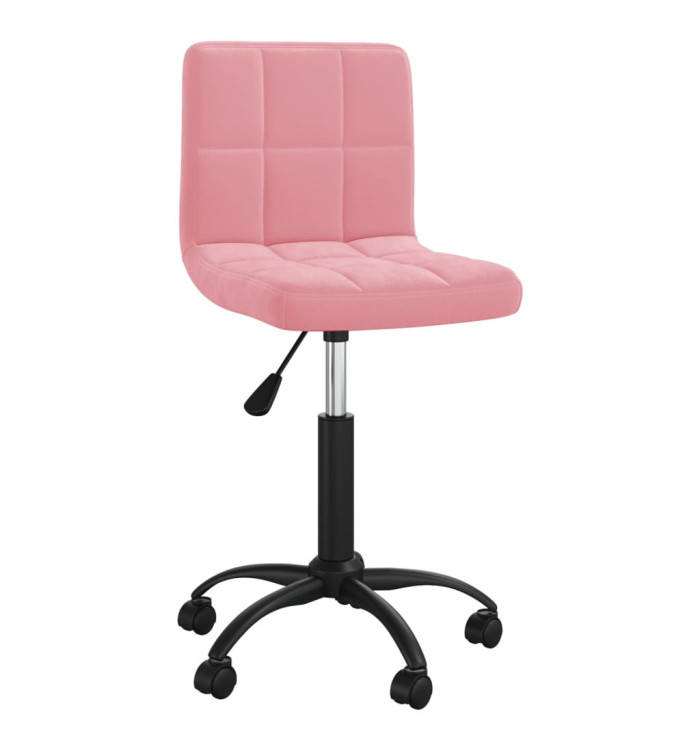 Chaise pivotante de salle à manger Rose Velours | Mobilier & Déco