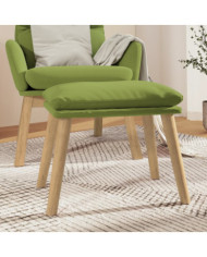 Repose-pied Vert clair 45x29,5x35 cm Velours | Mobilier & Déco