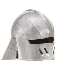Casque de chevalier médiéval antique pour GN Argenté Acier | Mobilier & Déco