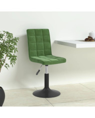 Chaises pivotantes à manger lot de 4 vert foncé velours | Mobilier & Déco