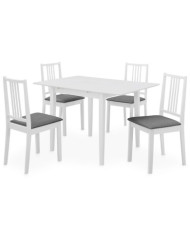 Mobilier de salle à manger 5 pcs MDF Blanc | Mobilier & Déco