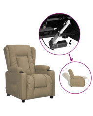 Fauteuil Cappuccino Similicuir | Mobilier & Déco