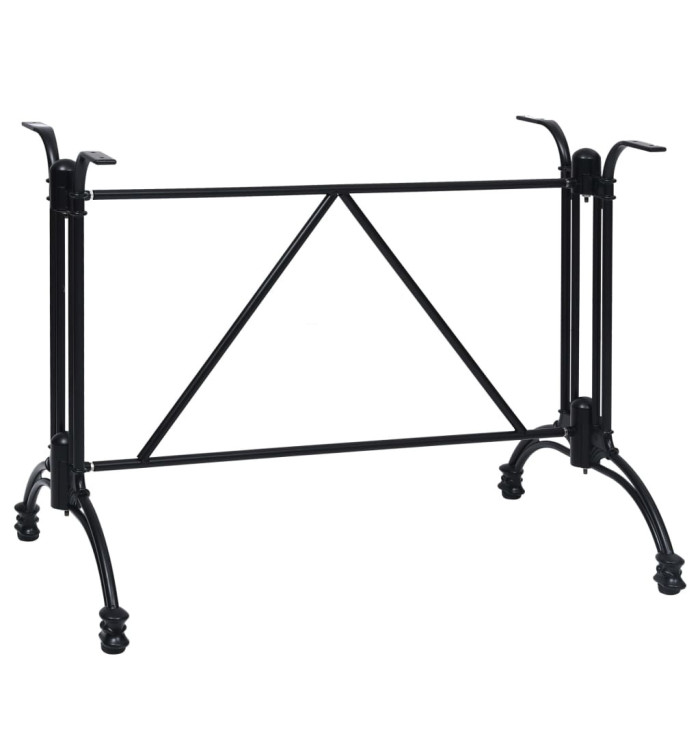 Pied de table de bistro Noir 93x60x72 cm Aluminium coulé | Mobilier & Déco