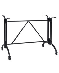 Pied de table de bistro Noir 93x60x72 cm Aluminium coulé | Mobilier & Déco