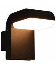 Applique murale LED d'extérieur 9 W Noir Ovale | Mobilier & Déco