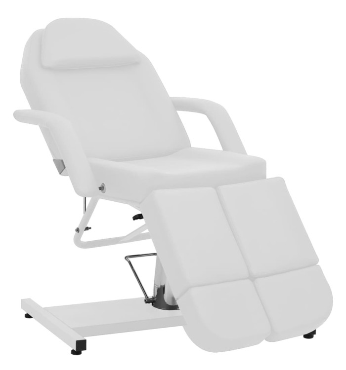 Chaise de traitement de beauté Similicuir Blanc 180x62x78 cm | Mobilier & Déco