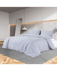 Ensemble de housse de couette Gris 260x220 cm Coton | Mobilier & Déco