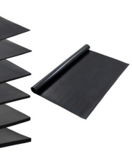 Tapis en caoutchouc antidérapant 1,2x2 m 2 mm Lisse | Mobilier & Déco