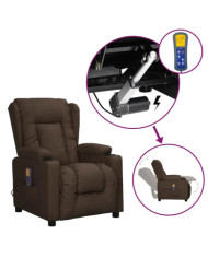 Fauteuil de massage Marron Similicuir | Mobilier & Déco